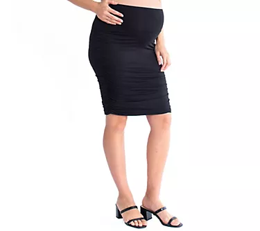 Blooming Women Over the Belly Maternity RuchedSkirt