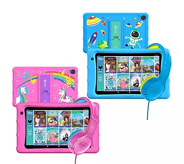 Contixo K80 8" Kids Tablet & Headphone Combo, Set of 2