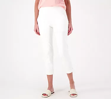 Women with Control Prime Stretch Denim Regular Crop Jean