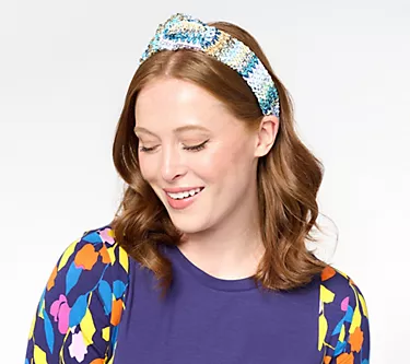 LOGO by Lori Goldstein Raffia Headband