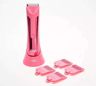Pop Sonic Edge Unisex Rechargeable Shaver with 4 Attachments