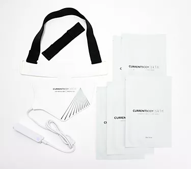 CurrentBody Skin LED Neck & Decolletage Mask + 5 Hydrogel Masks