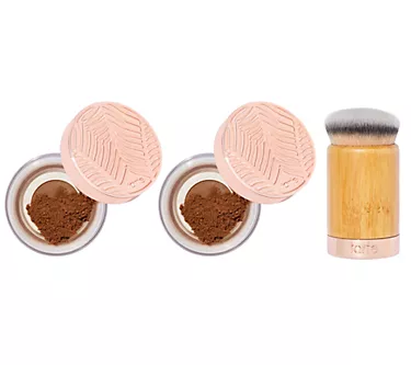 tarte Amazonion Clay Gem Powder Foundation Duo with Brush