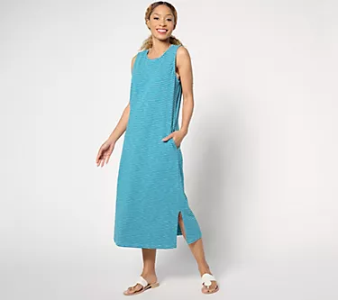 Denim & Co. Petite Texture Knit Midi Tank Dress w/ Keyhole Back 1 259254-denim-co-petite-texture-knit-midi-tank-dress-w-keyhole-back-1.webp