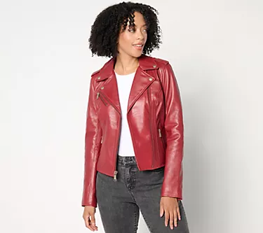 Wilson's Leather Madeline Asymmetrical Leather Jacket
