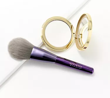 Westmore Beauty 3-in-1 Finishing Powder with Charcoal Brush