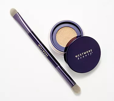 Westmore Beauty Powder to Cream Concealer with Brush