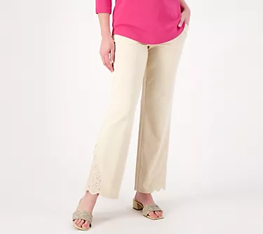 Isaac Mizrahi Live! Tall Knit Pants with Eyelet Trim 1 262449-isaac-mizrahi-live-tall-knit-pants-with-eyelet-trim-1.webp