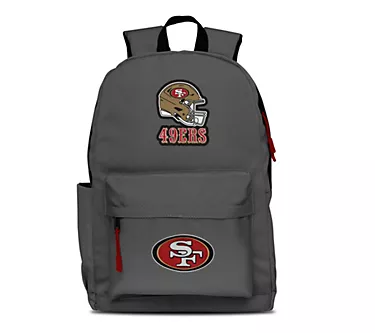 Mojo NFL Gray Two-Logo Campus Backpack