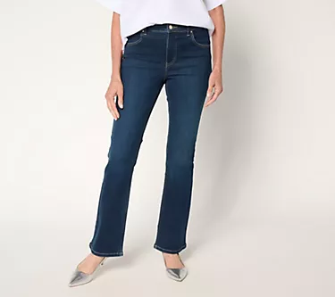 Women with Control Contour Curves Tall Indigo Jeans