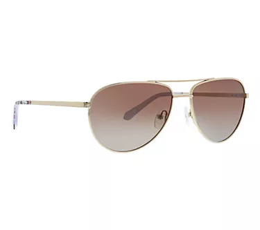 Vera Bradley Merced Aviator Polarized Sunglasses