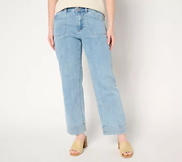 Susan Graver Regular Ankle Length Trouser Jean