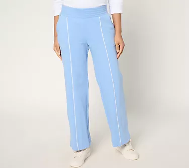 Sport Savvy Regular Full Length Pant with Front Piping Detail
