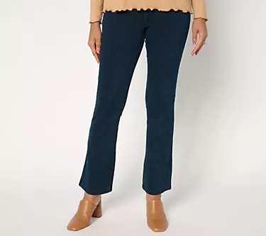 Women with Control Petite Prime Stretch Denim La Petite Bell Pant