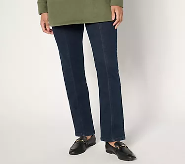 Denim & Co. Regular Indigo Cozy Touch Straight Leg Jean w/ Seaming 1 273474-denim-co-regular-indigo-cozy-touch-straight-leg-jean-w-seaming-1.webp