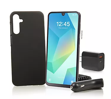 Tracfone 6.7" Samsung Galaxy A16 5G, 1500 Talk/Text/Data w/ Accessories