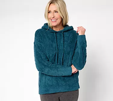 Barefoot Dreams CozyChic Cable Teddy Pullover