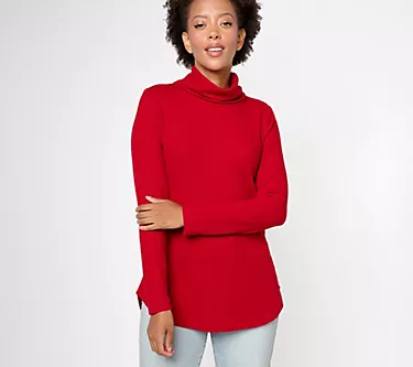 276707-susan-graver-weekend-essentials-petite-waffle-knit-tunic-1.webp