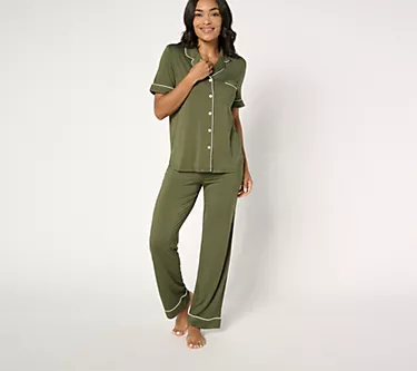 Cozy Earth Short Sleeve & Pant Viscose Made from Bamboo PJ Set 1 276805-cozy-earth-short-sleeve-pant-viscose-made-from-bamboo-pj-set-1.webp