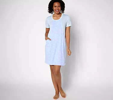Cuddl Duds Classic Jersey Sleep Dress
