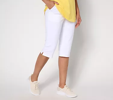 Denim & Co. Regular Duo Stretch Skimmer with Pockets