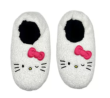 Ladies' Fuzzy Slipper Socks with Gripper Dot Bottoms
