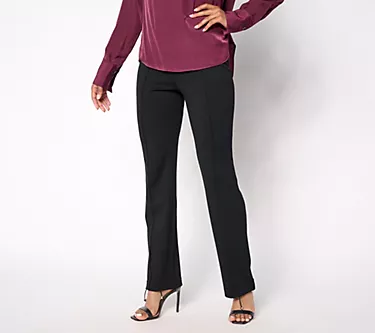 BEAUTIFUL by Lawrence Zarian Regular Ponte Pull-On Front Seam Pant
