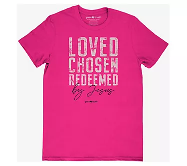grace & truth Women's T - Loved Chosen Redeemed 1 283603-grace-truth-women-s-t-loved-chosen-redeemed-1.webp