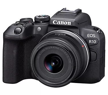 Canon EOS R10 Mirrorless Camera w/ 18-45mm Lens