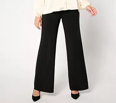 Dennis Basso Petite Italia Knit Pull-On Pants