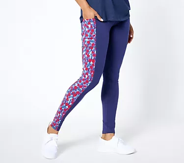 LOGO Layers by Lori Goldstein Petite Print and Solid Leggings 1 288363-logo-layers-by-lori-goldstein-petite-print-and-solid-leggings-1.webp