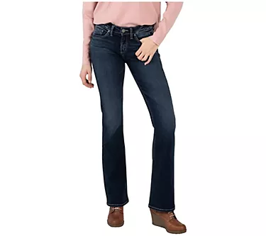 Silver Jeans Co. Suki Mid Rise Slim Bootcut Jeans - EDB405 1 291573-silver-jeans-co-suki-mid-rise-slim-bootcut-jeans-edb405-1.webp