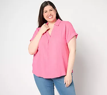 Joan Rivers Novelty Short-Sleeve Shirt