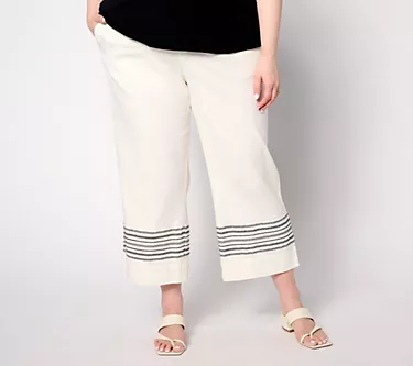 Joan Rivers Petite Stretch Novelty Linen Crop Pants with Embroidery 1 299841-joan-rivers-petite-stretch-novelty-linen-crop-pants-with-embroidery-1.webp