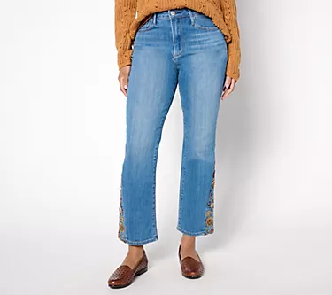 Driftwood Jeans Clara Ankle Flare Leg Jean - Zen Garden