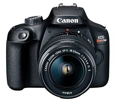 Canon EOS Rebel T100 DSLR Camera w/ 18-55mm Lens Bundle