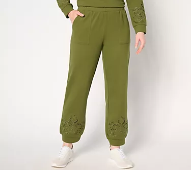 LOGO Life by Lori Goldstein Regular French Terry Jogger w/ Eyelet 1 308573-logo-life-by-lori-goldstein-regular-french-terry-jogger-w-eyelet-1.webp