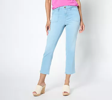 Belle by Kim Gravel Petite Tripleluxe Denim Jean