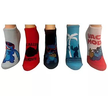 312849-ladies-summer-vibes-no-show-character-sock-set-5-pairs-1.webp