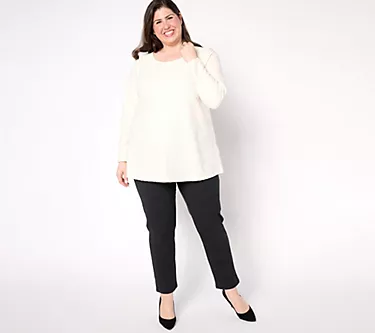 Women with Control Petite Textured Knit Top & Bottom Set 1 313764-women-with-control-petite-textured-knit-top-bottom-set-1.webp