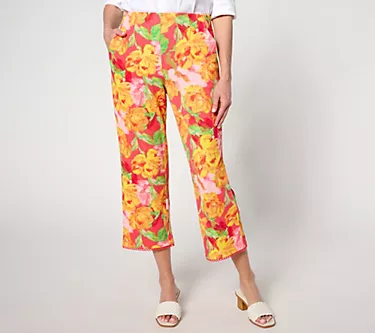 Isaac Mizrahi Live! Tall Printed Pebble Knit Crop Straight Pants 1 314274-isaac-mizrahi-live-tall-printed-pebble-knit-crop-straight-pants-1.webp