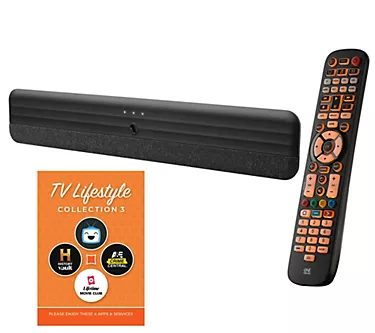 One For All Amplified HDTV Fabric Antenna w/ Universal Backlit Remote