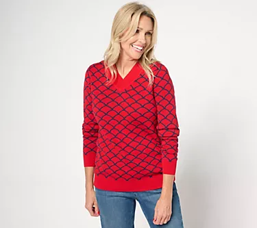 Studio Park x Alberti Popaj Womens Festive Pullover Sweater
