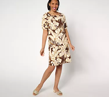 Denim & Co. Regular Favorite Jersey Square Neck Dress
