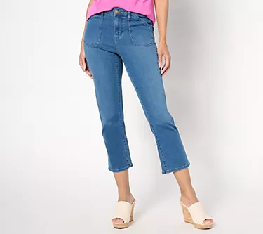 Belle by Kim Gravel Tall Tripleluxe Denim Fun Pocket Jean