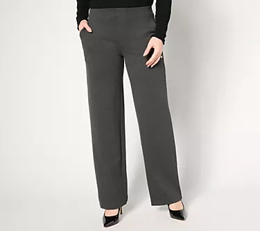 NIC+ZOE Drapey Ponte Wide Leg Pant