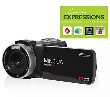 Minolta MN260NV Full HD Night Vision Camcorder with 32SD Card