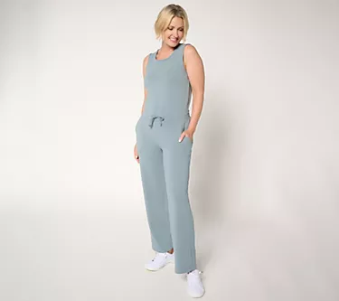 Barefoot Dreams Petite Malibu Collection Brushed Luxe Lounge Jumpsuit