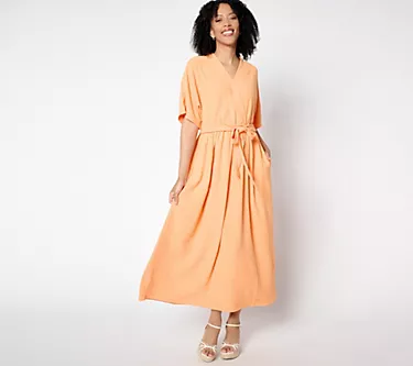 Attitudes by Renee Petite Textured Woven Dress