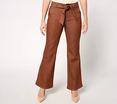 Studio Park x Shawn Killinger Regular Self-Belted FlareJean-Mocha